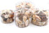 black tan white cream seashell packs